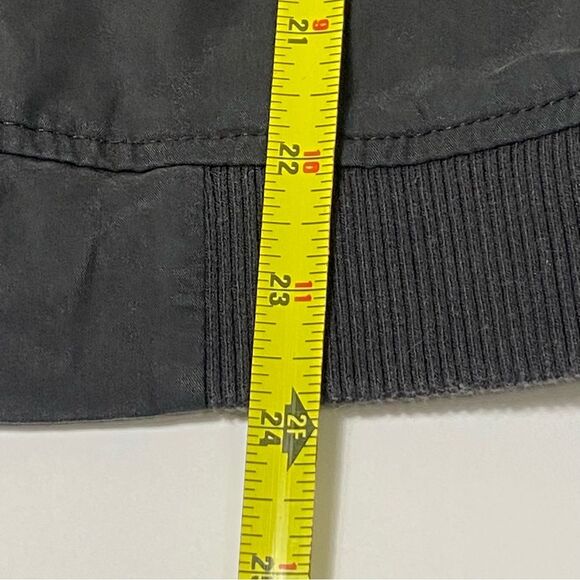 Outerwear Lyocell Lightweight Zipper Front Coat In Charcoal Gray Women's Size 10 - Picture 2 of 15